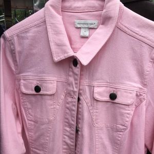 Pink jean jacket